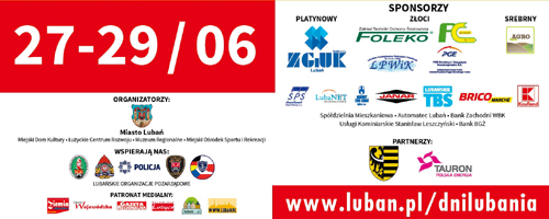 Sponsorzy i Partnerzy Dni Lubania - LAWA 2014